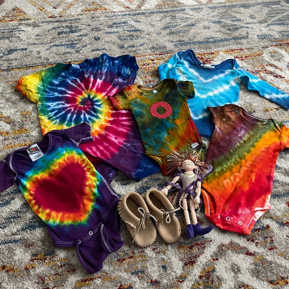 Tie Dye Onesie ~ Bundle ~ 3-18 months ~ phish ~ Grateful Dead